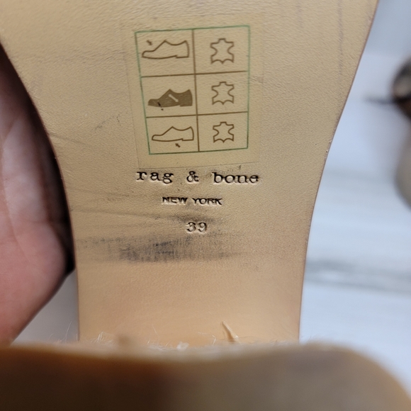 RAG & BONE EDEN HEELED SANDALS, SIZE 39 - Picture 10 of 11